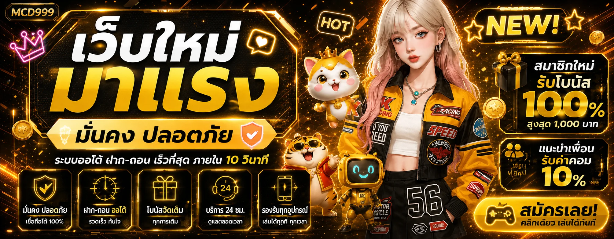MCD999 สล็อตเว็บตรง | ทางเข้า MCD999 และเกม PG